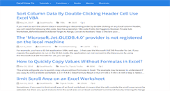 Desktop Screenshot of excelhowto.com